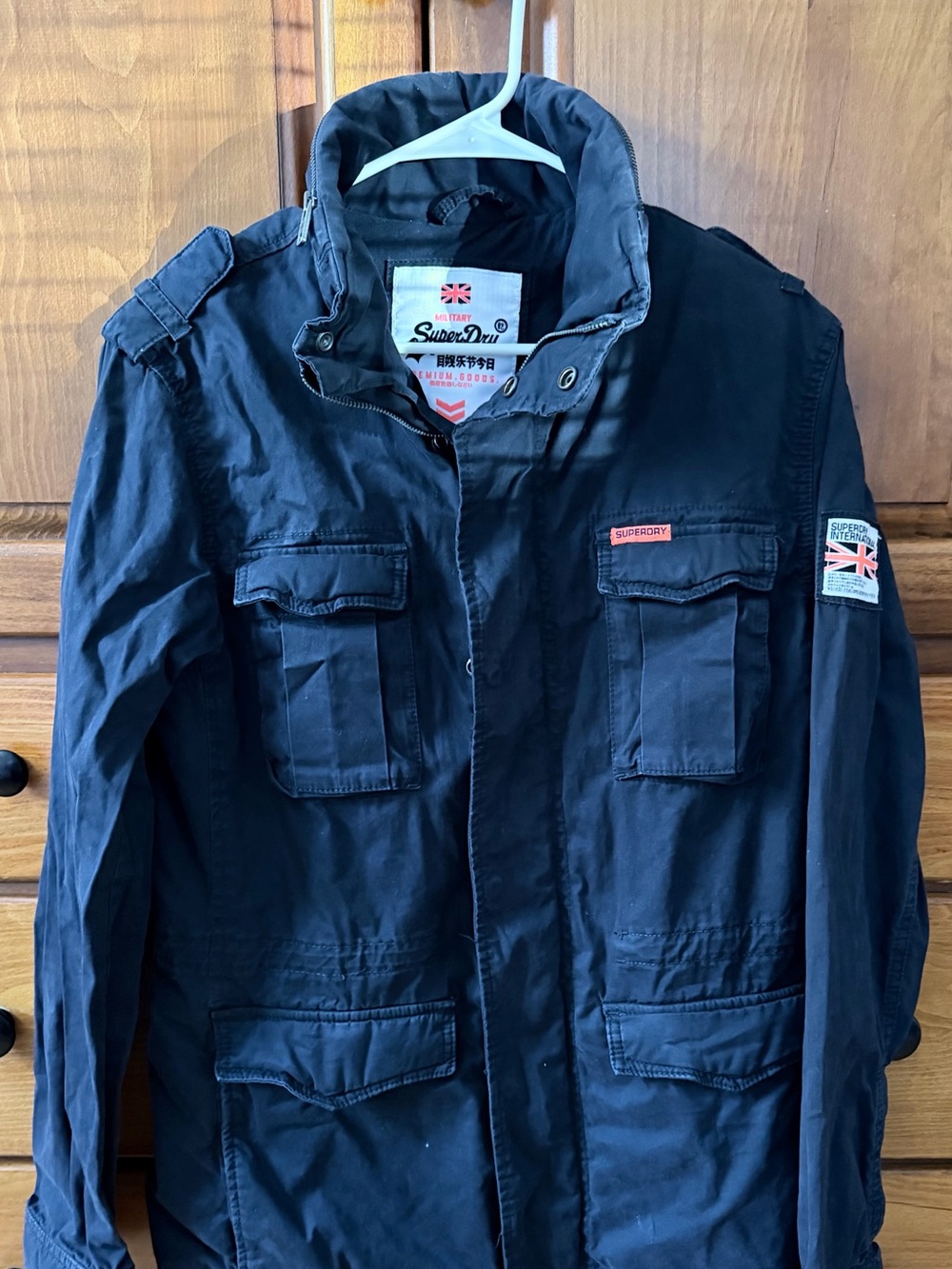 Superdry Men's Dark Navy Military Field Jacket